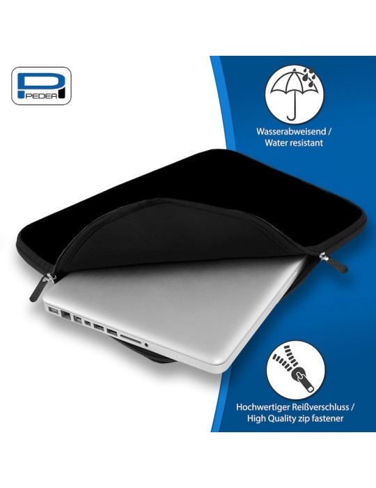 PEDEA Notebook-Sleeve Trend 17,3" + CHERRY MC 1000 Maus bis 43,9 cm