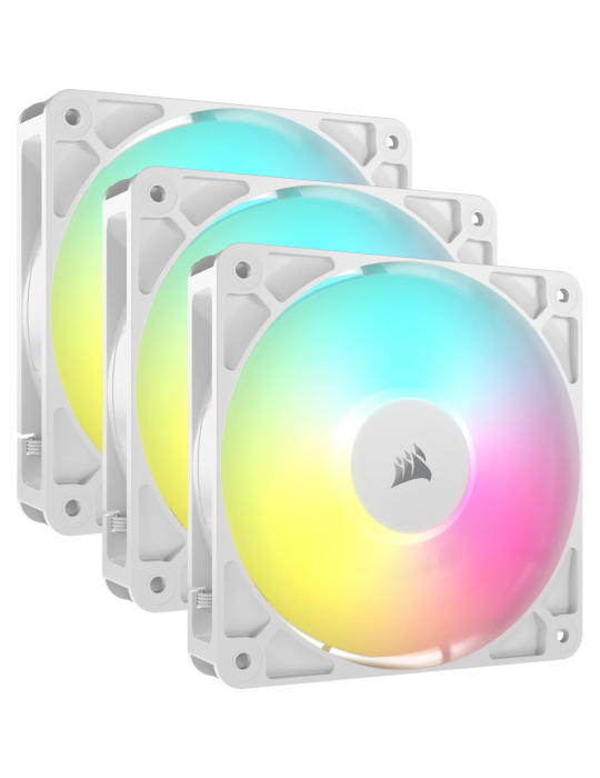 CORSAIR RS120 ARGB White 3er-Pack | 120mm Gehäuselüfter