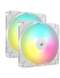 CORSAIR RS140 ARGB White 2er-Pack | 140mm Gehäuselüfter