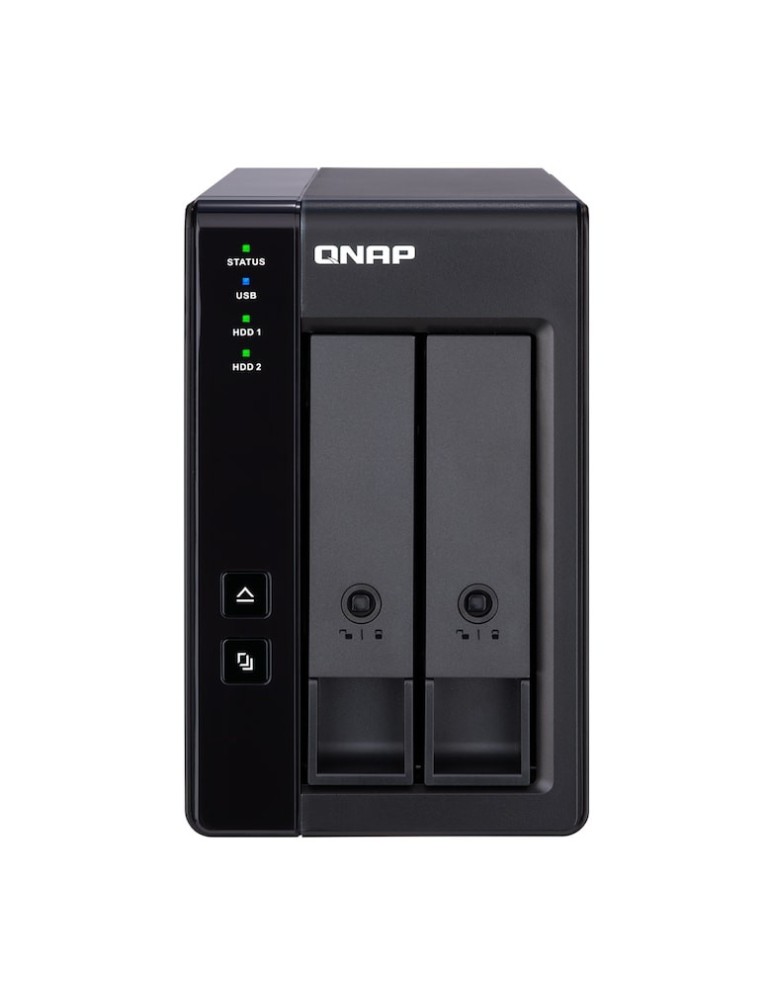 QNAP TR-002 8TB WD Red Pro HDD NAS-Bundle NAS-Erweiterungsgehäuse inkl. 2x 4TB WD Red Pro HDD 3.5 Zoll SATA