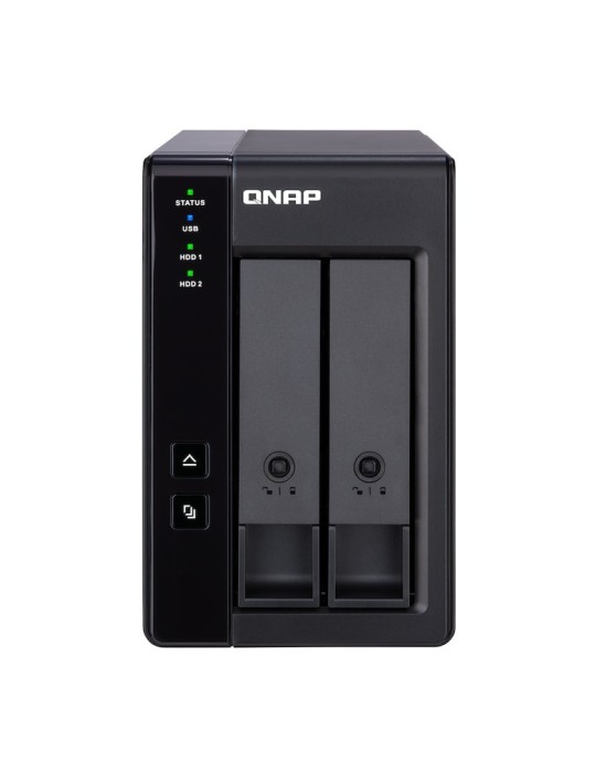 QNAP TR-002 8TB WD Red Pro HDD NAS-Bundle NAS-Erweiterungsgehäuse inkl. 2x 4TB WD Red Pro HDD 3.5 Zoll SATA