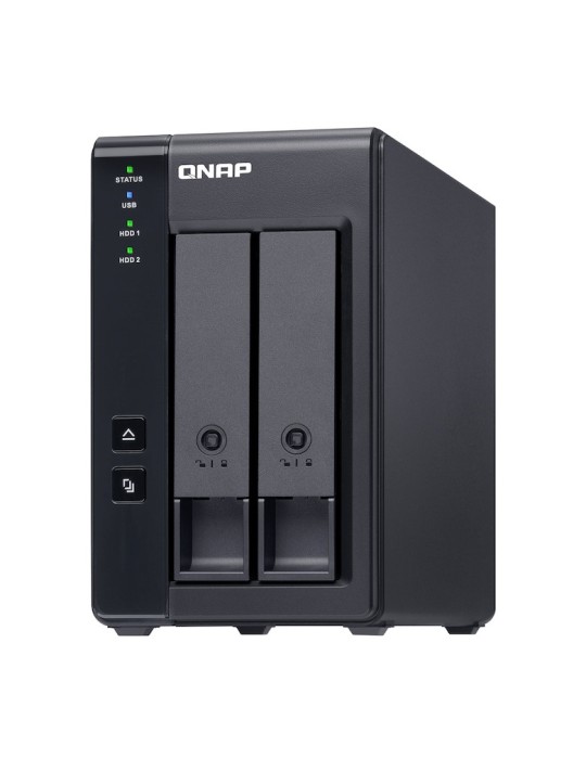 QNAP TR-002 8TB WD Red Pro HDD NAS-Bundle NAS-Erweiterungsgehäuse inkl. 2x 4TB WD Red Pro HDD 3.5 Zoll SATA