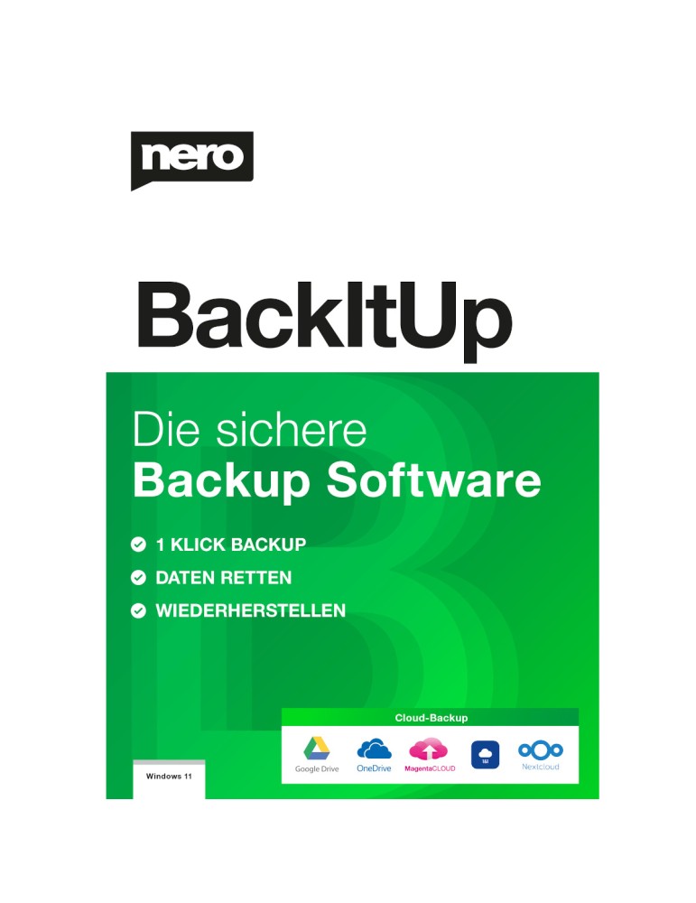 Nero BackItUp - Backup & Datensicherung