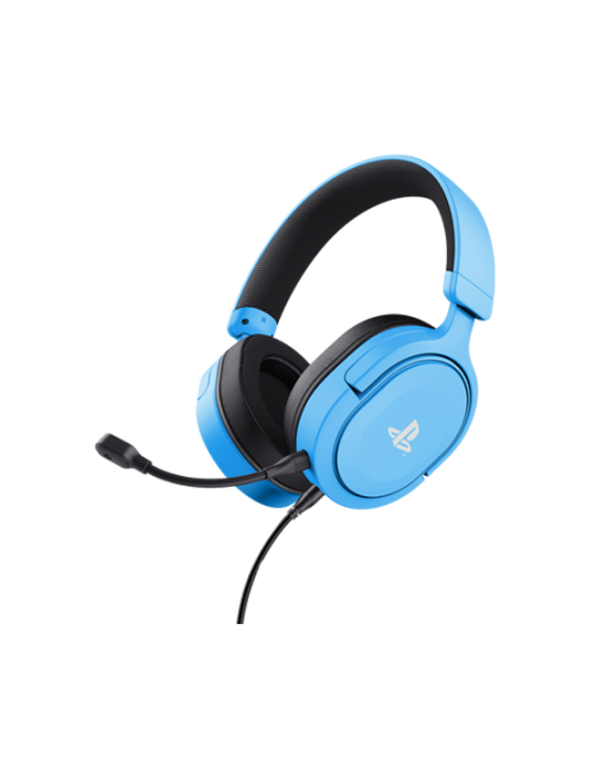 Trust Gaming GXT498B Forta Headset für PS5 Leistungsstarkes Over-Ear-Gaming-Headset aus recycelten Materialien - offiziell lizen