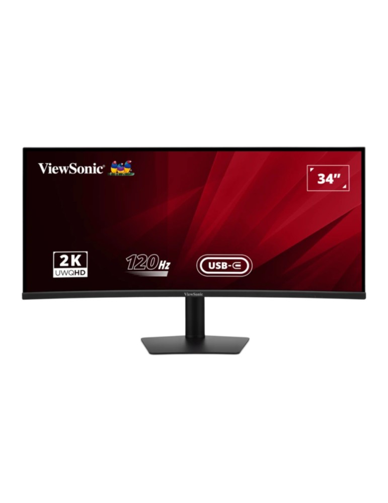 ViewSonic VA3420C-Office Curved Monitor - UWQHD , 120Hz Höhenverstellung, Power Delivery 96 Watt