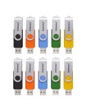10er Pack Intenso Basic Line Typ-A USB-Stick 8GB Swivel, bis zu 28 MB/s, USB 2.0