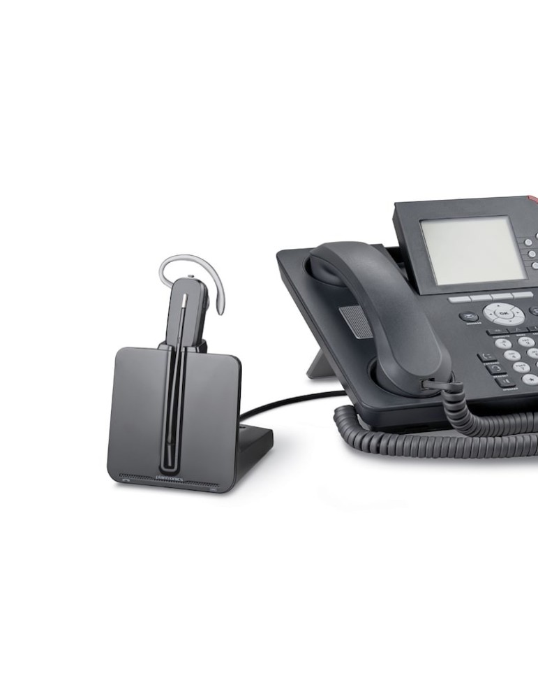 Poly DECT Headset CS540 Konvertibles DECT Headset mit drei verschiedenen Trageoptionen, bis zu 120 Meter Reichweite