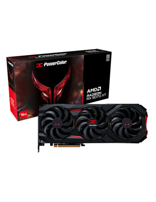Powercolor Radeon RX 9070XT Red Devil OC - 16GB GDDR6, 1x HDMI, 3x DP