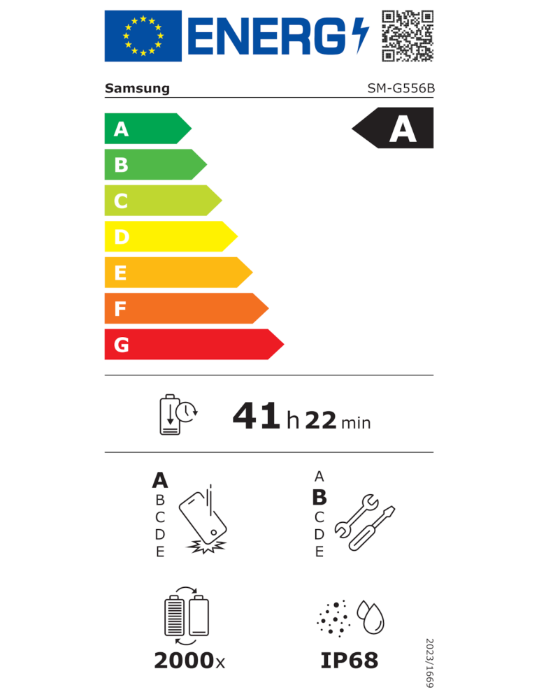 Samsung Galaxy XCover 7 Enterprise Edition 128GB Schwarz 16,72cm (6,6") LCD Display, Android 14, 50MP Kamera