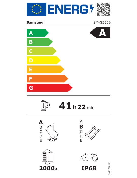 Samsung Galaxy XCover 7 Enterprise Edition 128GB Schwarz 16,72cm (6,6") LCD Display, Android 14, 50MP Kamera