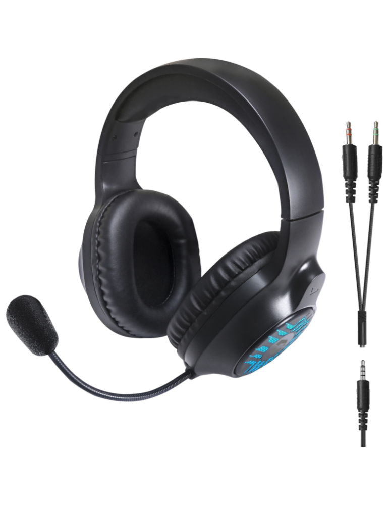 Speedlink TYRON RGB Stereo Gaming Headset, Schwarz- für PC/PS5/PS4/Xbox Series X/S/Switch/OLED/Lite,