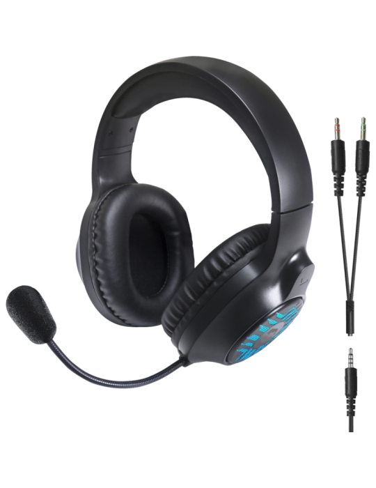 Speedlink TYRON RGB Stereo Gaming Headset, Schwarz- für PC/PS5/PS4/Xbox Series X/S/Switch/OLED/Lite,