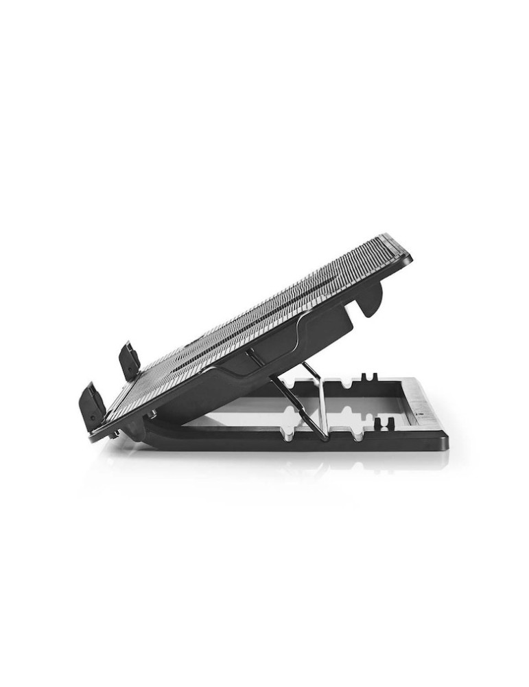 Nedis Notebook-Ständer, Anzahl Lüfter: 2 Stromversorgung über USB | Anzahl Winkel: 4 | 18 " | 1200 U/min | LED