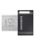 Samsung FIT Plus (2020) Typ-A 64GB USB-Stick Schwarz Ohne Schutzkappe, bis zu 400 MB/s, USB 3.2 Gen 1x1 (5 Gbit/s)