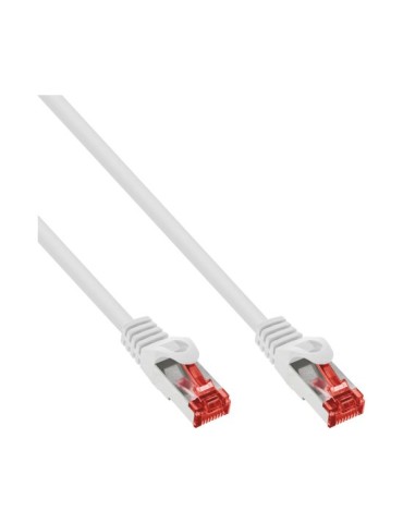InLine® Patchkabel, S/FTP (PiMf), Cat.6, weiß, 2 m halogenfrei, Kupfer