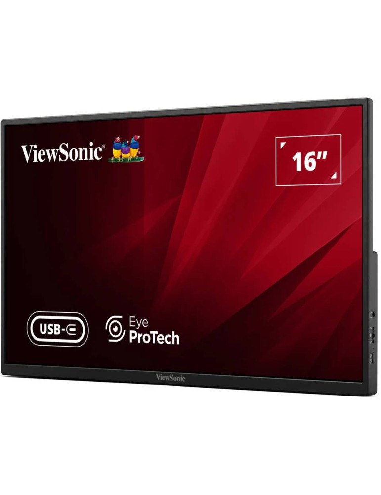 ViewSonic VA1650 Mobile Monitor - Mobile Monitor Nachfolger VA1655 VS18172, IPS Panel, USB-C