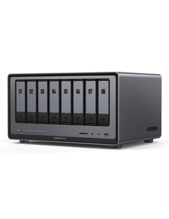 UGREEN NASync DXP8800 Plus 8-Bay NAS 0/8 SATA + 0/2 M.2 SSD, 2x 10GbE, 8GB RAM