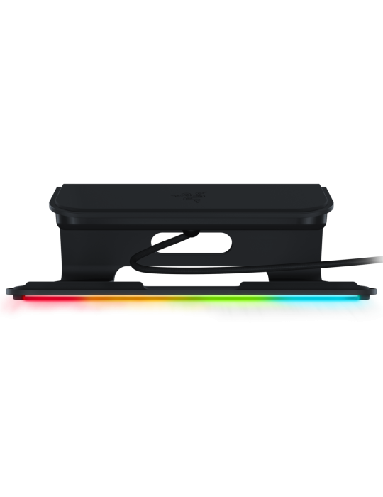 Razer Laptop Stand Chroma Laptop-Ständer mit Razer RGB Chroma-Beleuchtung , USB 3.0-Hub mit 3 Anschlüssen und 18 Grad Neigungswi