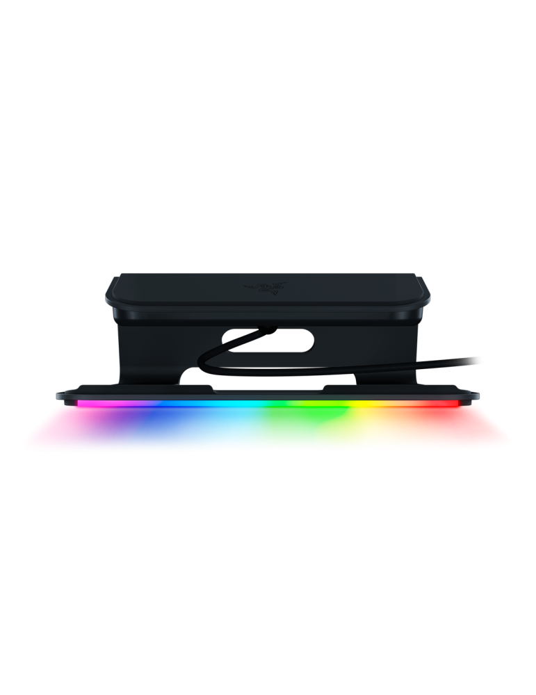 Razer Laptop Stand Chroma V2 Ergonomischer Laptop-Ständer mit mit 3x USB-Hub (2x USB-A, 1x USB-C) und HDMI Anschluss