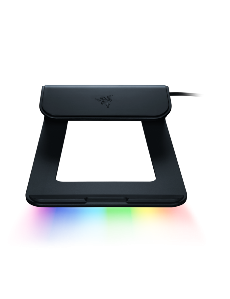 Razer Laptop Stand Chroma V2 Ergonomischer Laptop-Ständer mit mit 3x USB-Hub (2x USB-A, 1x USB-C) und HDMI Anschluss