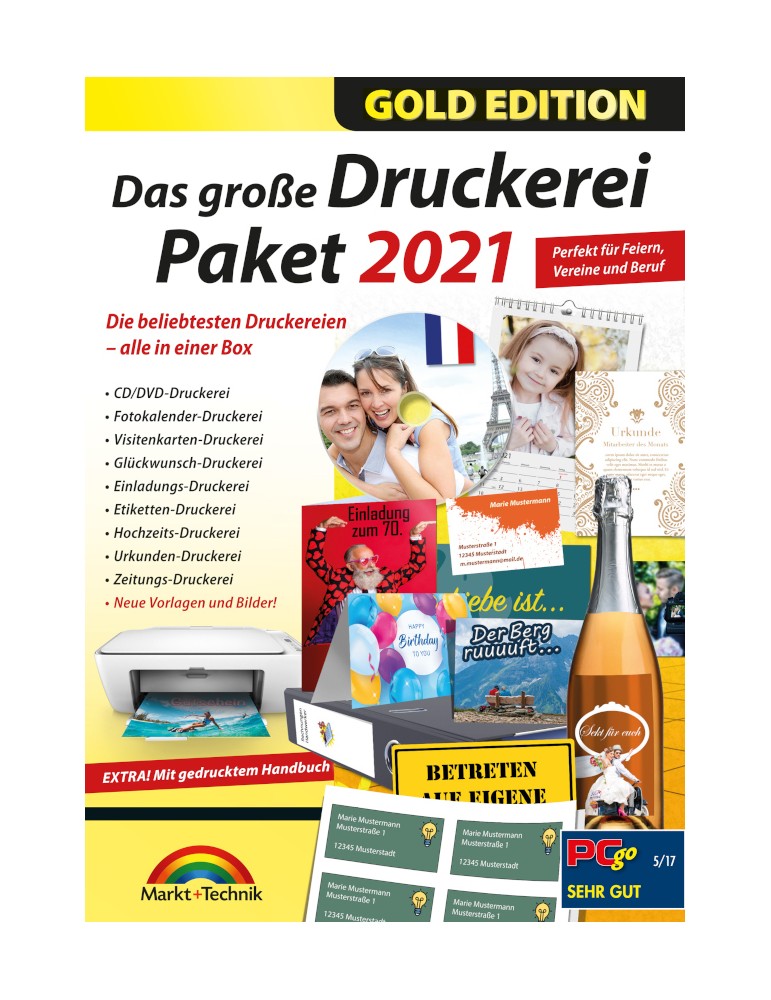 Markt+Technik Das große Druckerei Paket 2021 Gold Edition