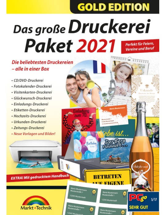 Markt+Technik Das große Druckerei Paket 2021 Gold Edition