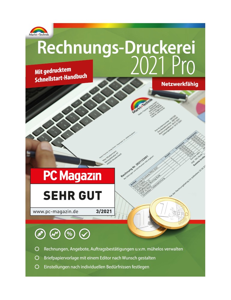 Markt+Technik Rechnungs-Druckerei 2021 PRO