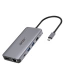 Acer 12in1 Type C dongle 2 x USB3.2, 2 x USB2.0, 1x SD/TF, 2 x HDMI, 1 x PD, 1 x DP, 1 x RJ45, 1 x 3.5 Audio