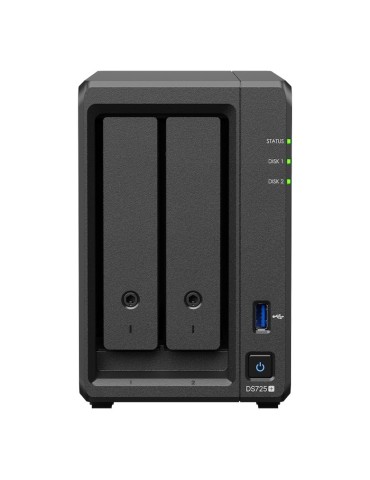 Synology DS725+ 4TB Plus HDD NAS-Bundle NAS inkl. 2x 2TB Synology Plus 3.5 Zoll SATA Festplatte 2