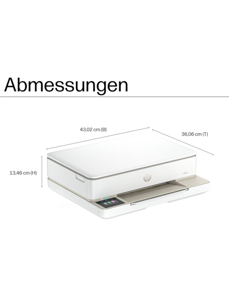 HP Envy 6120e All-in-One-Drucker inkl. 3 Monate Instant Ink Drucken, Kopieren, Scannen, mobiler Faxversand, Farbe