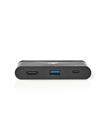 Nedis USB-Adapter USB 3.1 USB Type-C™ USB Type-A / USB Type-C™ / 1x HDMI®, Schwarz