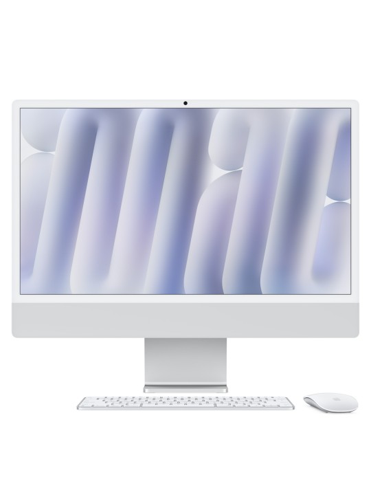 Apple iMac MWUC3D/A Silber - 61cm(24‘‘) M4 8-Core Chip, 8-Core GPU, 16GB Ram, 256GB SSD