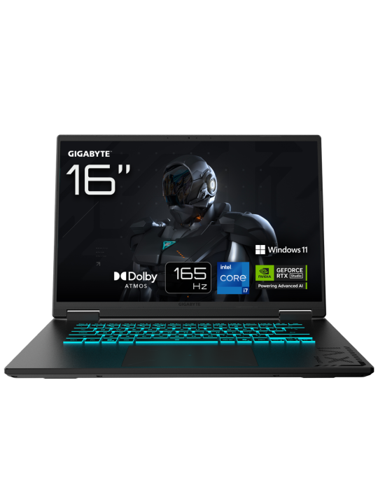 GIGABYTE GAMING A16 CWHI3DEC94SH - 16" QHD+ 165 Hz Display, Intel Core i7-13620H, 16GB RAM, 1TB SSD, NVIDIA GeForce RTX 5070, Wi