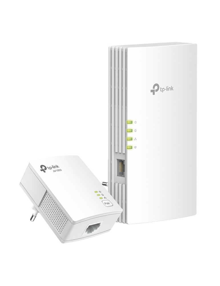 TP-Link AV1000 Gigabit Powerline WiFi 6 Set 2x Adapter, Powerline bis zu 1.000 Mbit/s, WLAN AX bis zu 1.500 Mbit/s