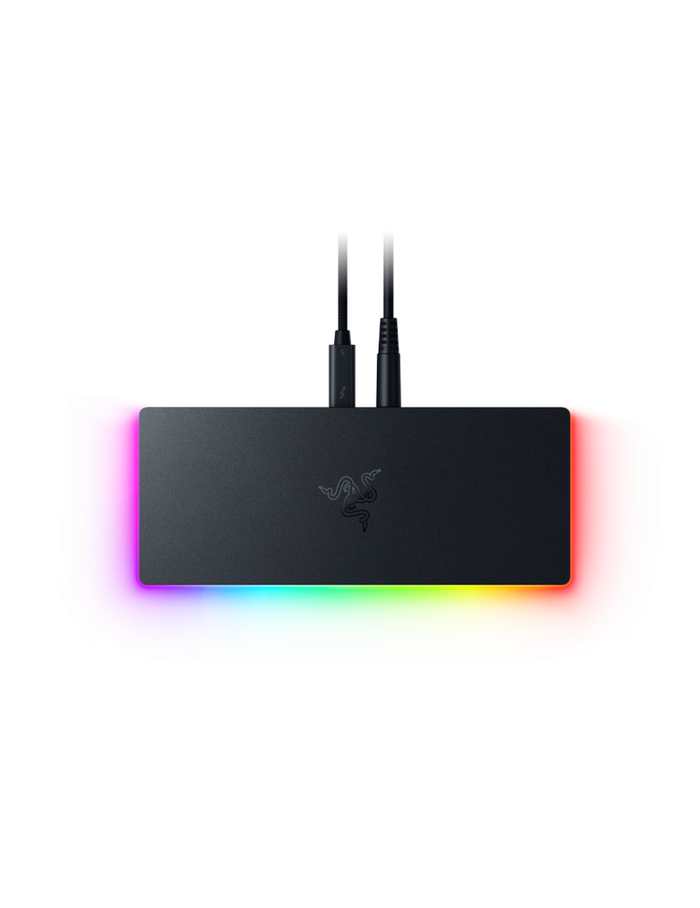 Razer Thunderbolt 5 Dock Desktop-RGB-Dock für mehrere Geräte & Bildschirme, schwarz
