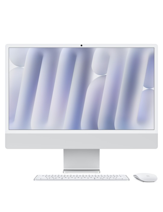 Apple iMac MWUU3D/A Silber 61cm(24‘‘) M4 10-Core Chip, 10-Core GPU, 16GB Ram, 256GB SSD