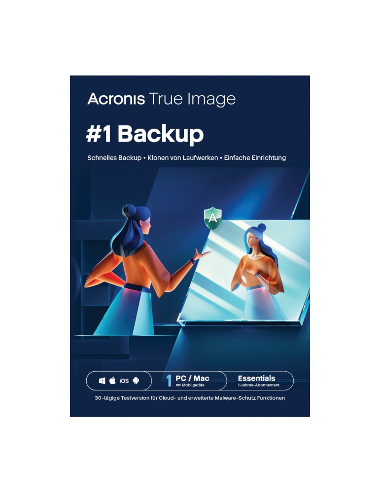 Acronis True Image Essentials [1 Gerät - 1 Jahr]