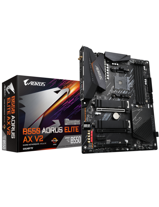 GIGABYTE B550 AORUS Elite AX V2 Mainboard Sockel AM4