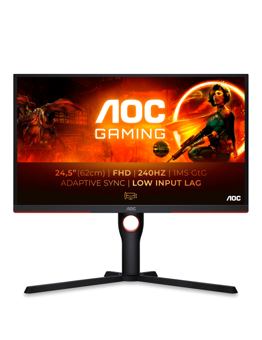AOC 25G3ZM/BK Gaming Monitor - Adaptive Sync, 240 Hz
