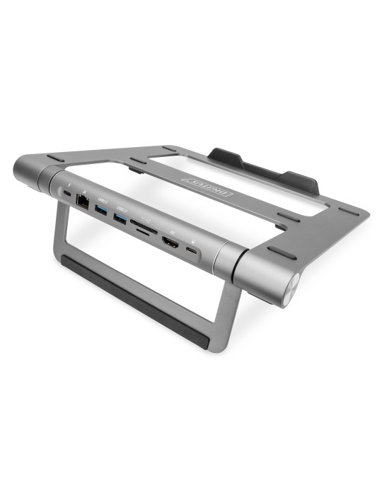 Digitus (DA-90440) Variabler Notebookständer mit 7-Port USB-C Pop-Out | EAN: 4016032482291