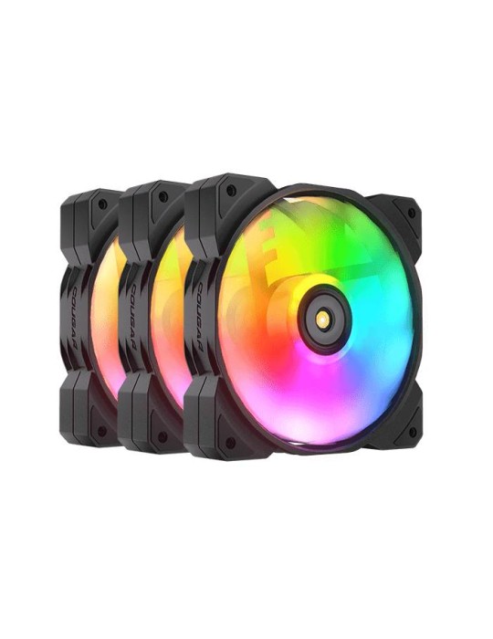 COUGAR MHP 120 ARGB schwarz 3er-Pack | Gehäuselüfter