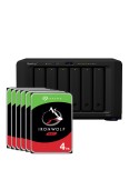 Synology DS1621+ 24TB IronWolf NAS-Bundle [inkl. 6x 4TB IronWolf 3,5" NAS HDD]