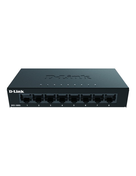 D-Link DGS-108GL Unmanaged Switch [8x Gigabit Ethernet]