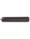 Brennenstuhl Eco-Line m. Schalter 10-fach schwarz, 3 m