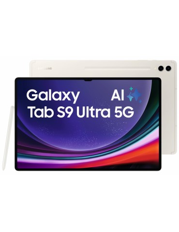 Samsung X916N Galaxy Tab S9 Ultra 5G 512 GB (Beige) 14,6" WQXGA+ Display / Octa-Cora / 12GB RAM / 512GB Speicher / Android 13.0
