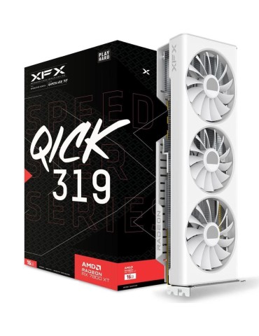 XFX Speedster QICK 319 Radeon RX 7800 XT Core Edition White - 16GB GDDR6, 1x HDMI, 3x DP