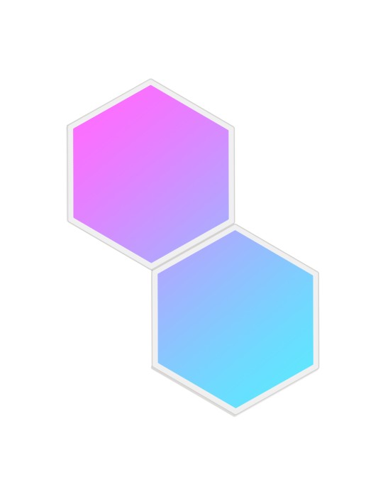 Govee - Glide Hexa Light Panele Expansion Pack (2 Panele) mit Verbindungskabel für H6061