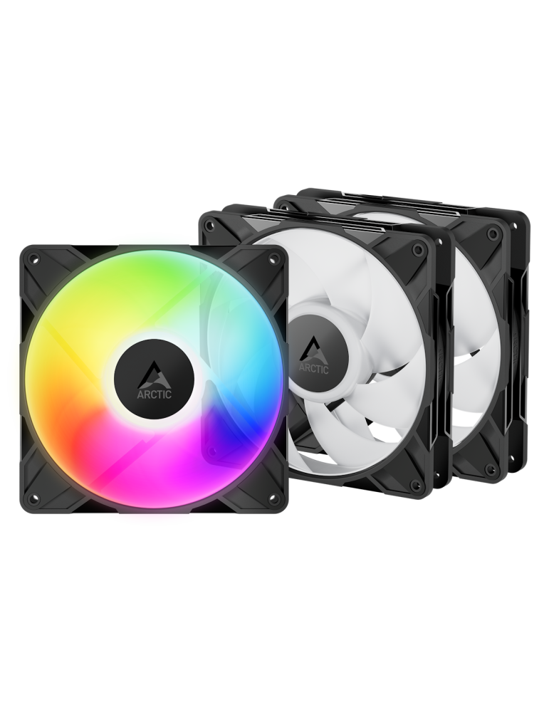 ARCTIC P14 PRO A-RGB schwarz 3er-Pack | Gehäuselüfter