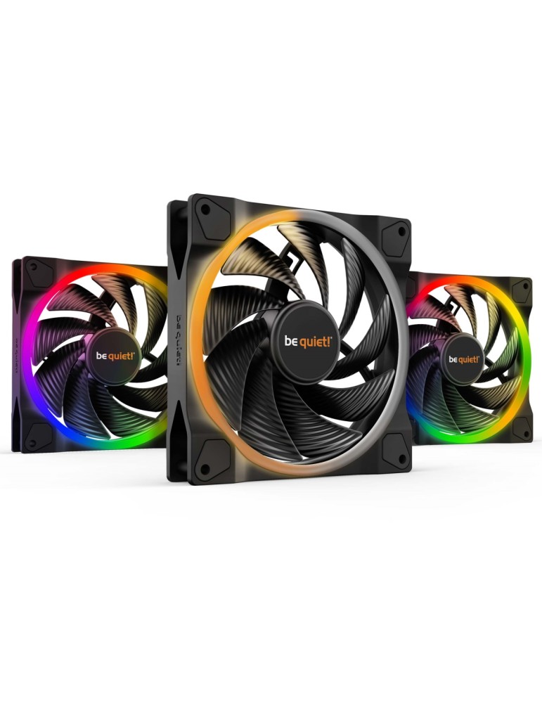 be quiet! LIGHT WINGS 140mm PWM high-speed | 3er-Set Gehäuselüfter