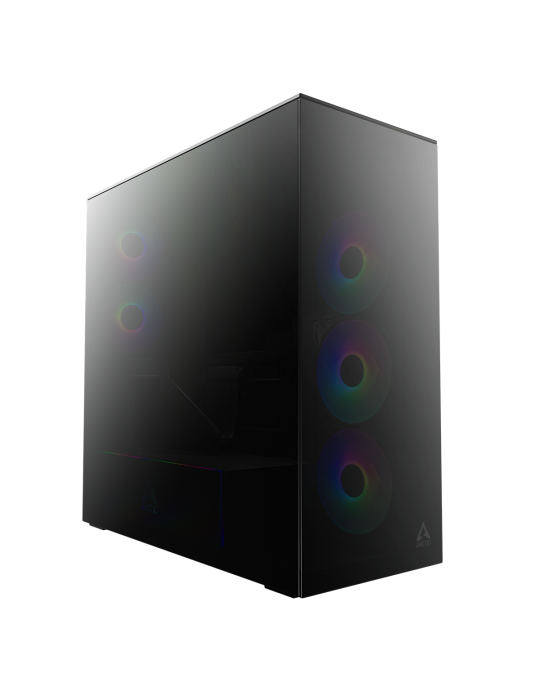 ARCTIC Xtender VG Mirror Black | PC-Gehäuse
